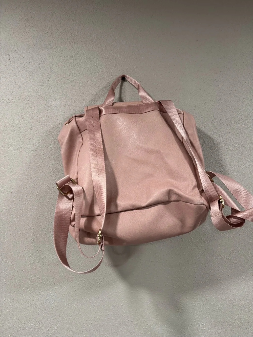 Rampage Pink Quilted Backpack Tote - Stylish Everyday Bag